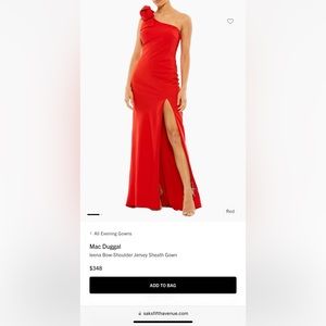 From the leena Collection. Mac Duggal gown.